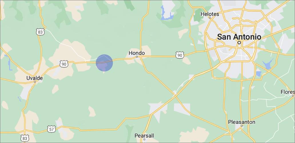 Lone Star Land Sales - Medina-Meadows-Google-Map